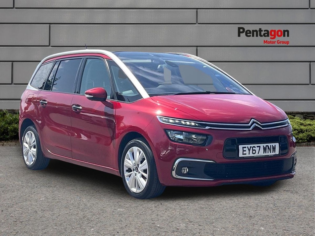 Citroen Grand C4 Picasso 1.6 Bluehdi Flair Mpv Eat6 Euro 6 Ss Red