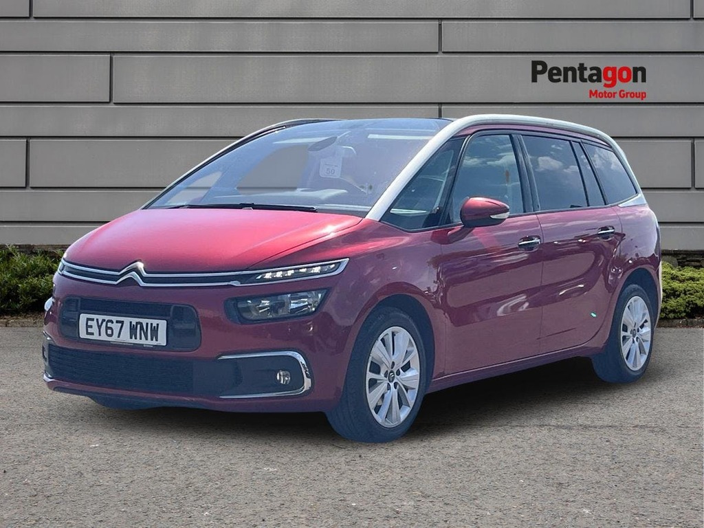 Citroen Grand C4 Picasso 1.6 Bluehdi Flair Mpv Eat6 Euro 6 Ss Red #3