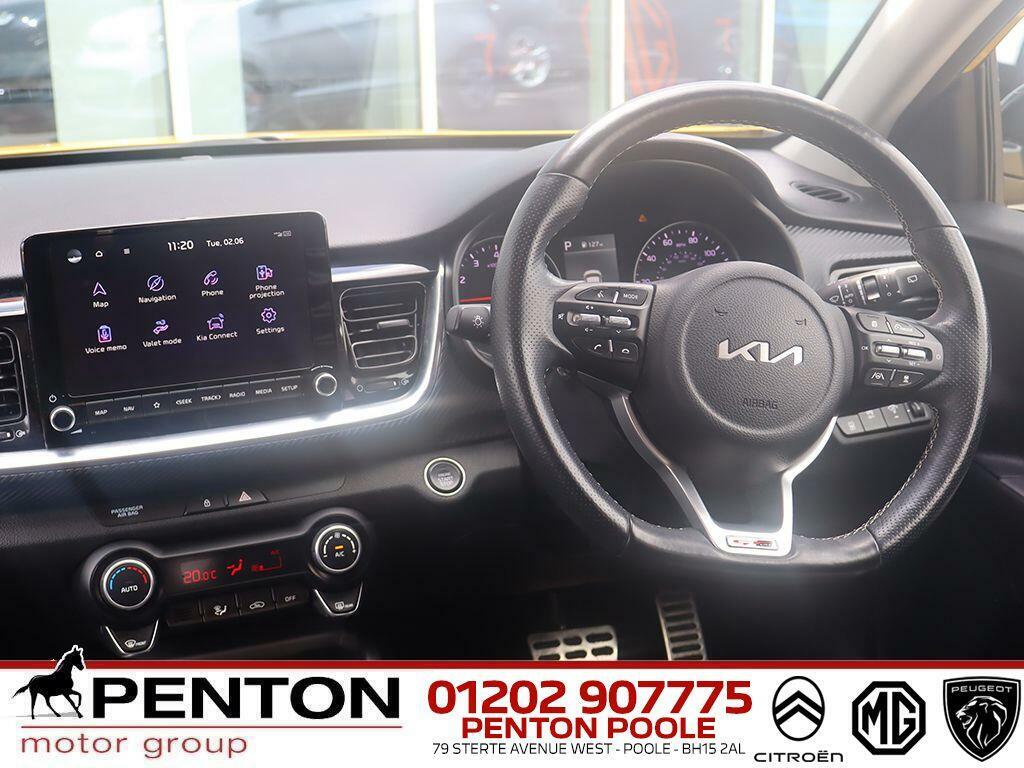 Kia Stonic 1.0 T-gdi Mhev Gt-line S Dct Euro 6 Ss XGZ8562 Black #6