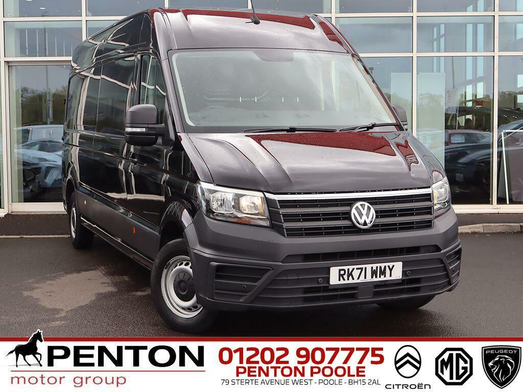 Volkswagen Crafter 2.0 Tdi Cr35 Trendline Fwd Lwb High Roof Euro 6 S RK71WMY Black