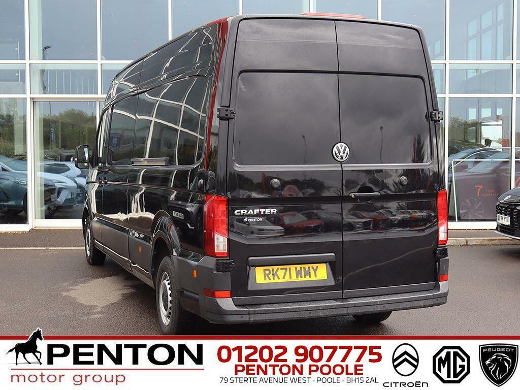 Volkswagen Crafter 2.0 Tdi Cr35 Trendline Fwd Lwb High Roof Euro 6 S RK71WMY Black #4