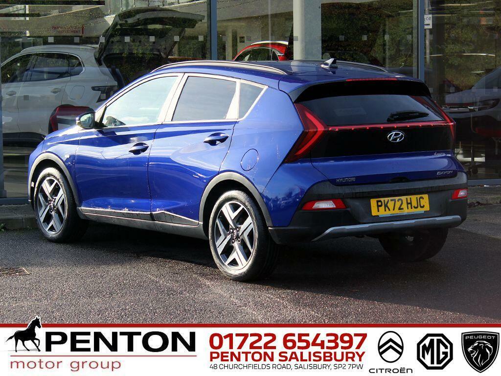 Hyundai Bayon 1.0 T-gdi Mhev Premium Euro 6 Ss PK72HJC Blue #3