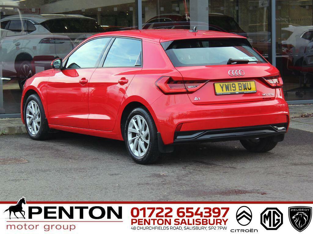 Audi A1 1.0 Tfsi 30 Sport Sportback S Tronic Euro 6 Ss YW19BWU Red #3