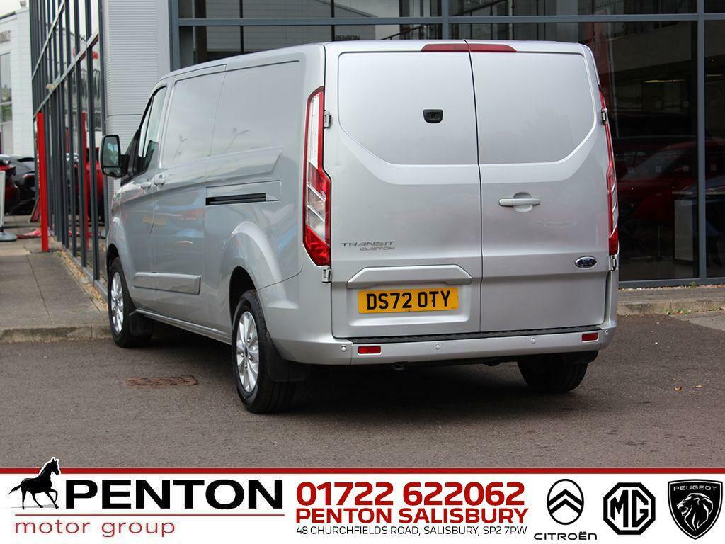 Ford Transit Custom 2.0 300 Ecoblue Limited L2 H1 Euro 6 DS72OTY Silver #4