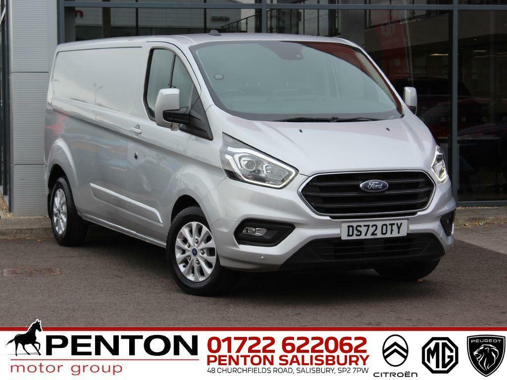 Ford Transit Custom 2.0 300 Ecoblue Limited L2 H1 Euro 6 Silver