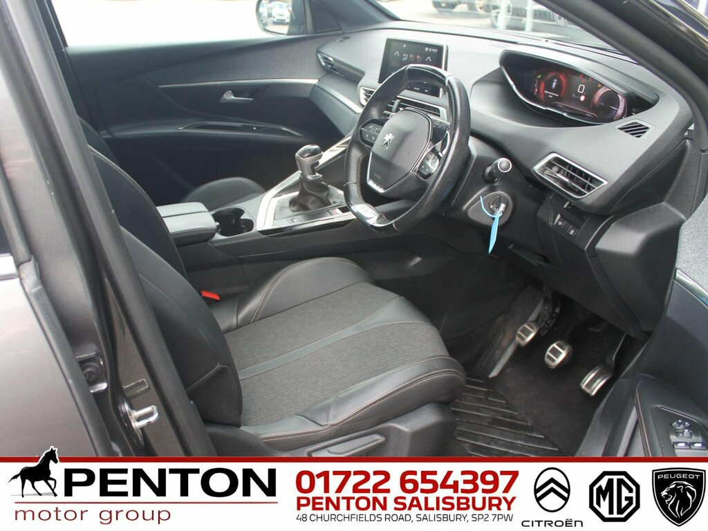 Peugeot 3008 1.2 Puretech Gt Line Euro 6 Ss MK19VEB Black #2