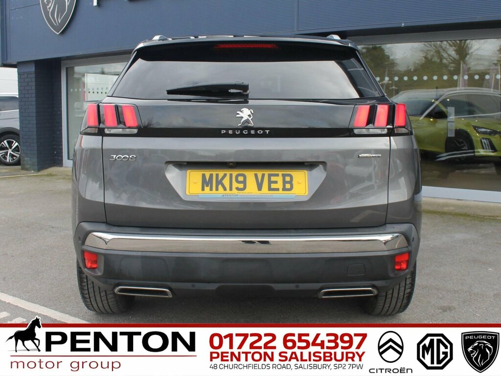 Peugeot 3008 1.2 Puretech Gt Line Euro 6 Ss MK19VEB Black #3