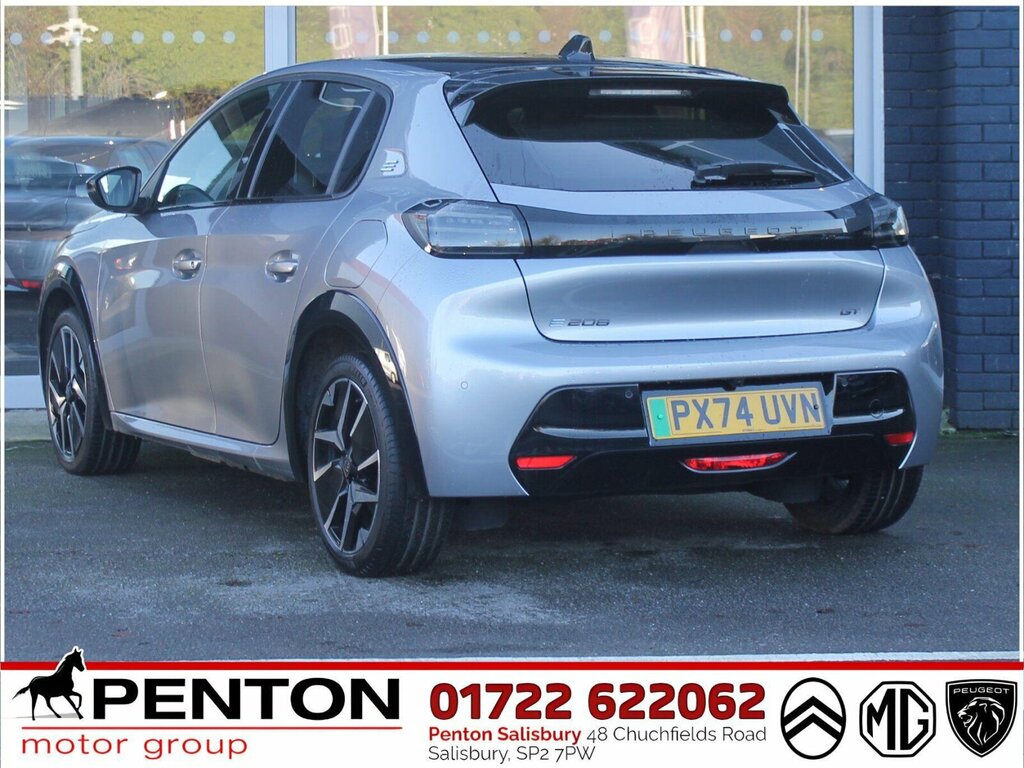 Peugeot e-208 115Kw Gt 51Kwh Black #6