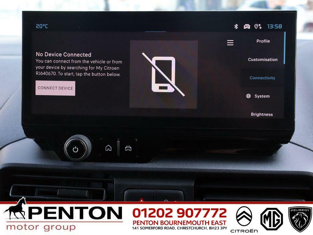 Citroen Berlingo 2024 1.5 Bluehdi 1000Driver M Panel Van Diese Black #8