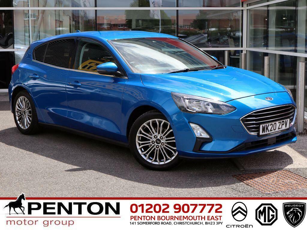 Ford Focus 1.0T Ecoboost Titanium X Euro 6 Ss WK20ZPV Blue