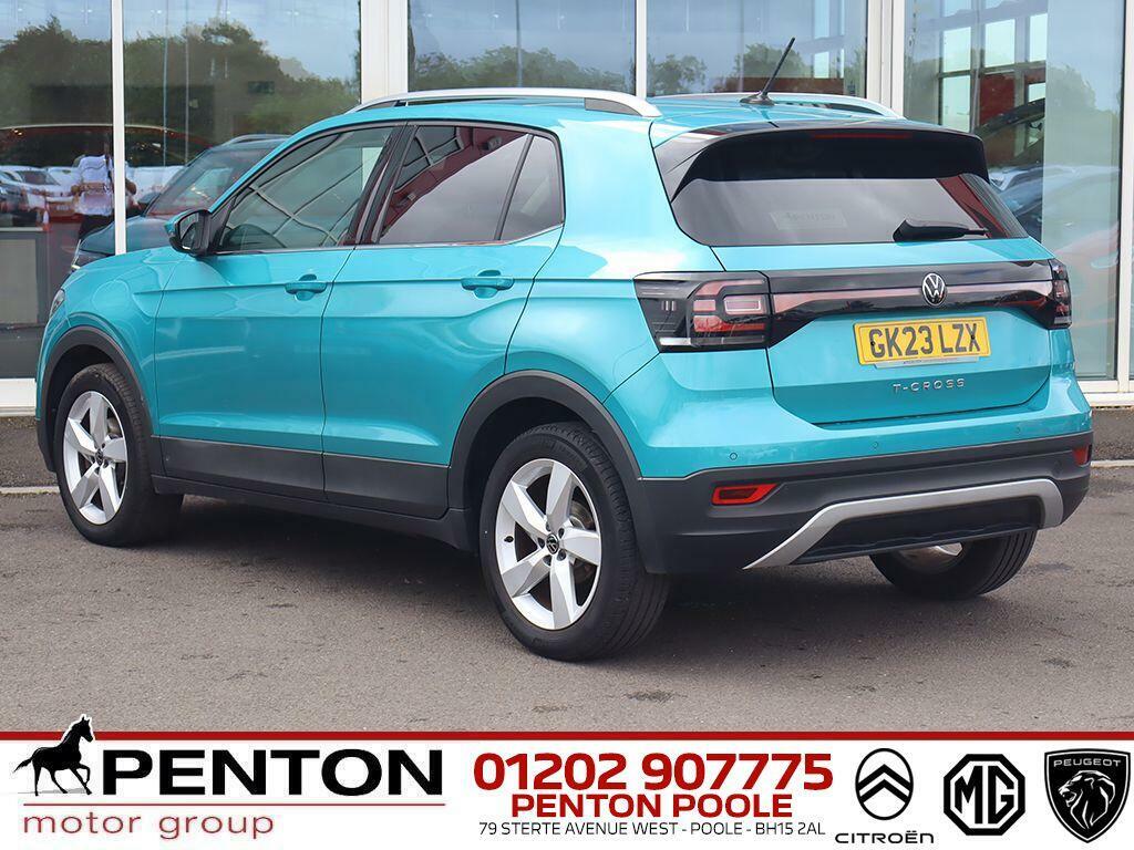 Volkswagen T-Cross 1.0 Tsi Sel Dsg Euro 6 Ss Blue #5