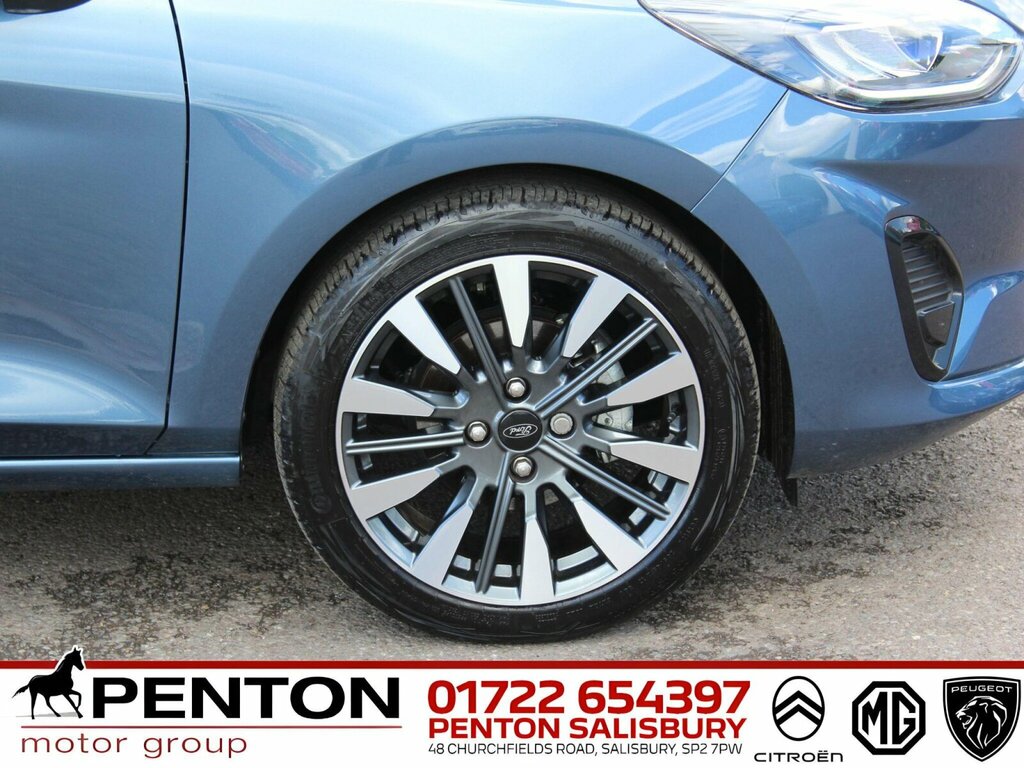 Ford Fiesta 1.0T Ecoboost Titanium X Euro 6 Ss Blue #6