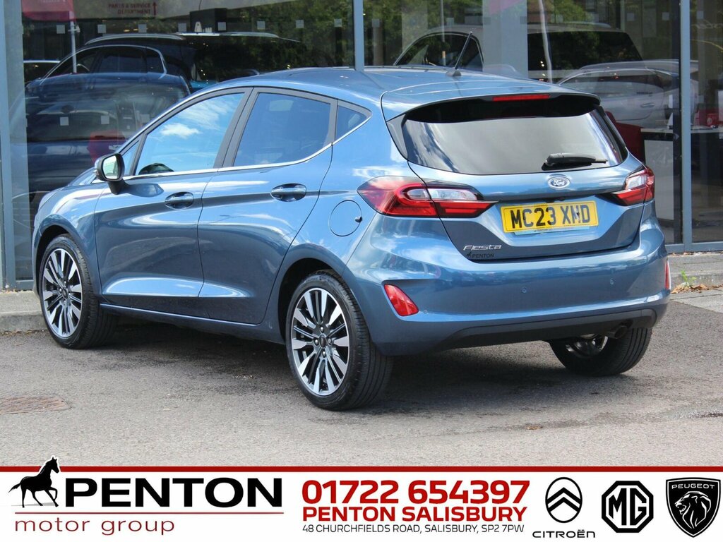 Ford Fiesta 1.0T Ecoboost Titanium X Euro 6 Ss Blue #4