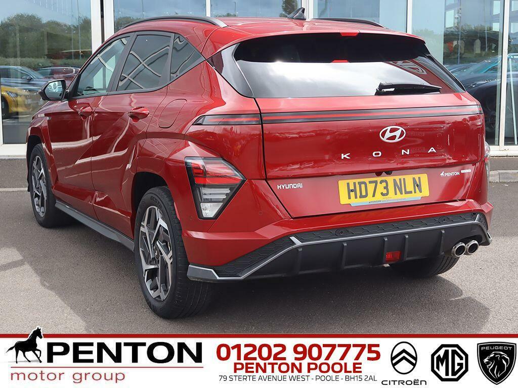 Hyundai Kona 1.6 H-gdi N Line S Dct Euro 6 Ss Red #5