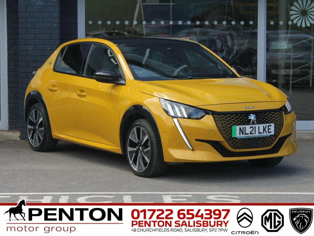 Peugeot e-208 50Kwh Gt Premium Yellow