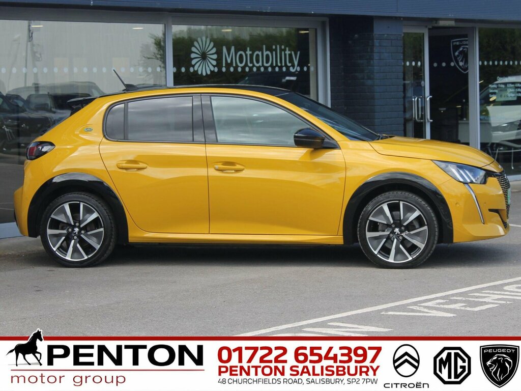 Peugeot e-208 50Kwh Gt Premium Yellow #6