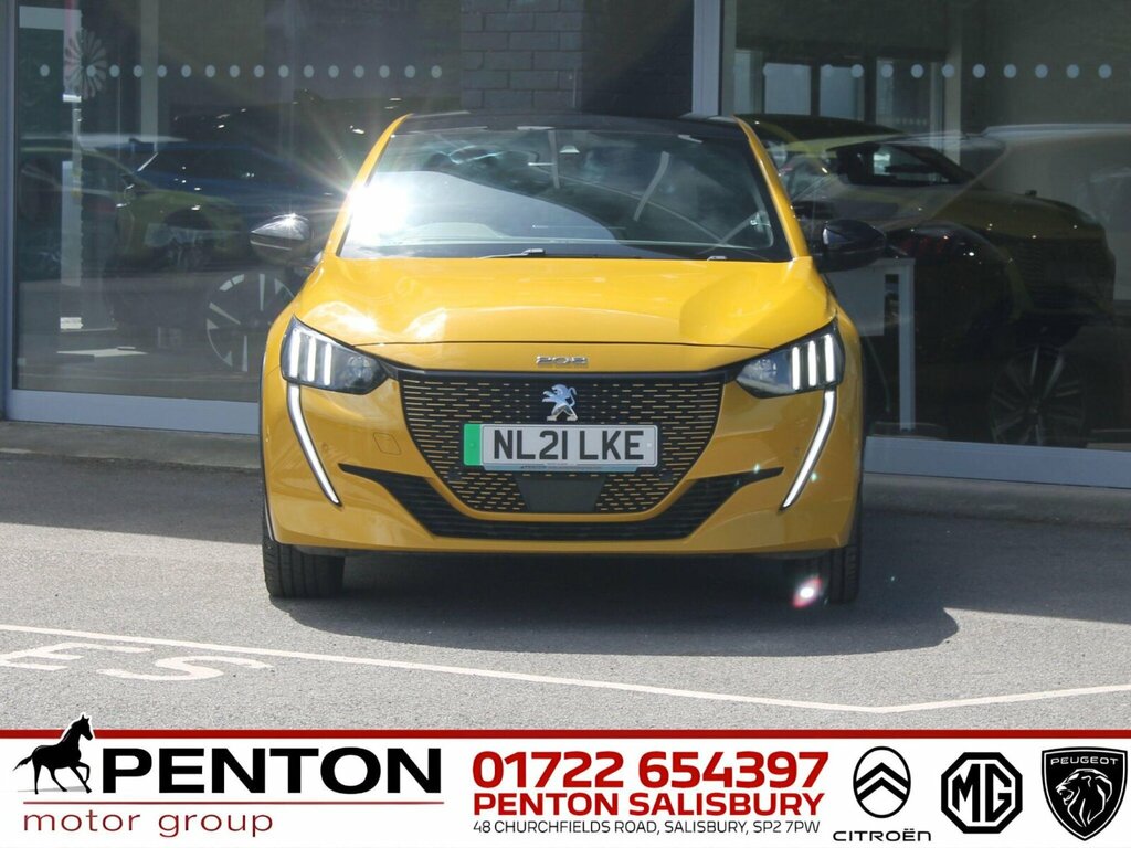 Peugeot e-208 50Kwh Gt Premium Yellow #2