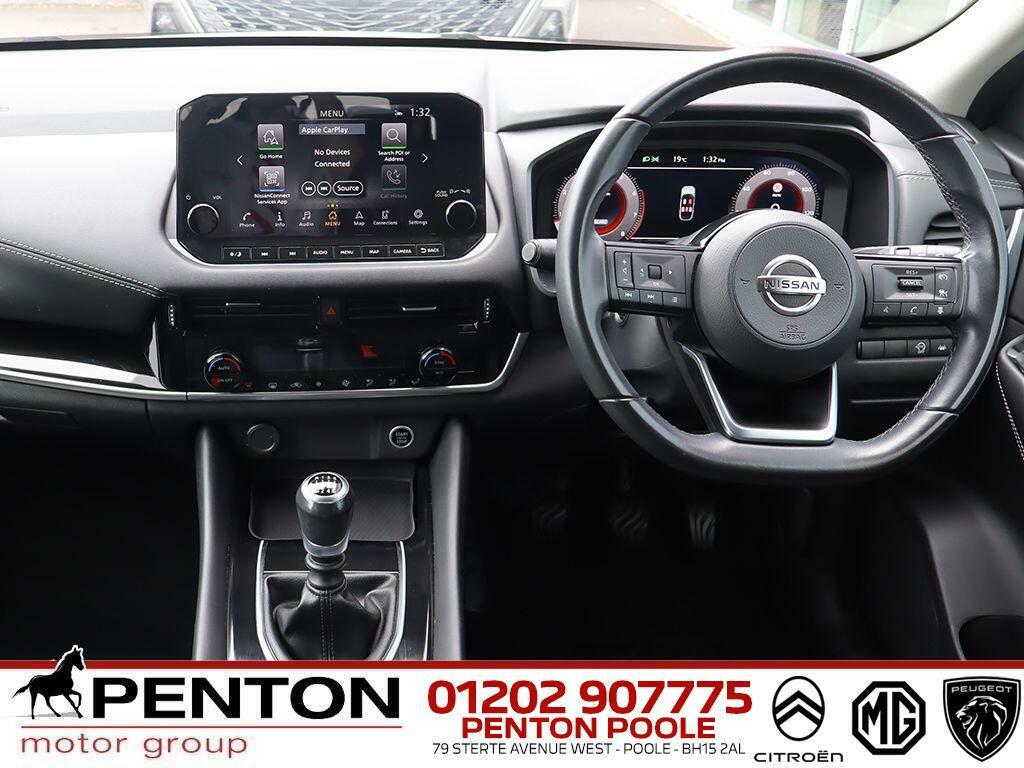 Nissan Qashqai 1.3 Dig-t Mhev N-connecta Euro 6 Ss DY71VBA White #6