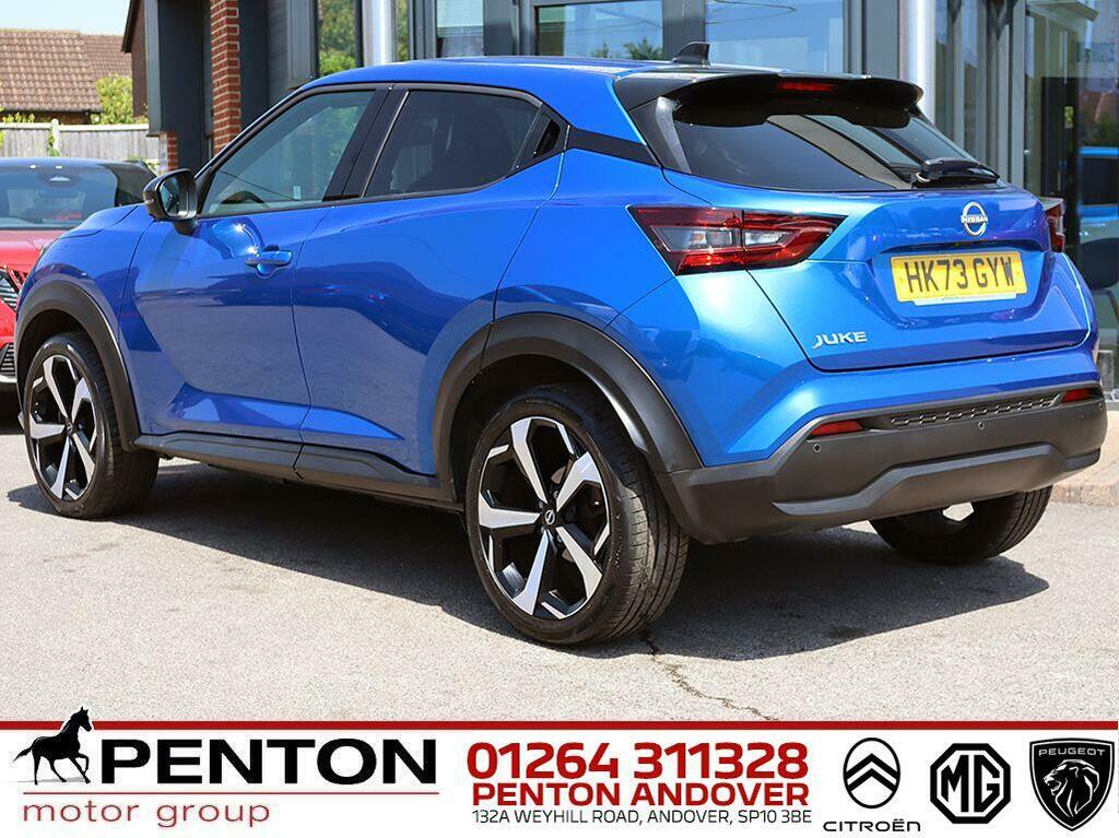 Nissan Juke 1.0 Dig-t Tekna Dct Euro 6 Ss HK73GYW Blue #4