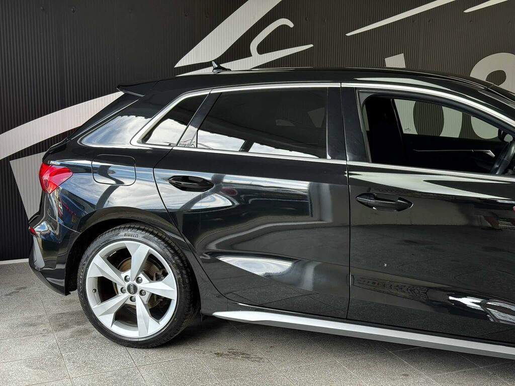 Audi A3 1.5 Tfsi 35 S Line Sportback S Tronic Euro 6 Ss GJ72XWR Black #6