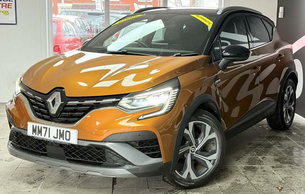 Renault Captur 1.6 E-tech 9.8Kwh Rs Line Euro 6 Ss MM71JMO Orange #3