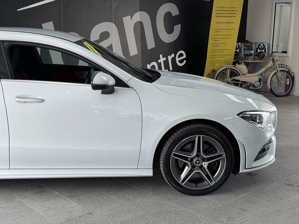Mercedes-Benz CLA Class 1.3 Cla250e 15.6Kwh Amg Line Premium Shooting Br LM71KBZ White #5