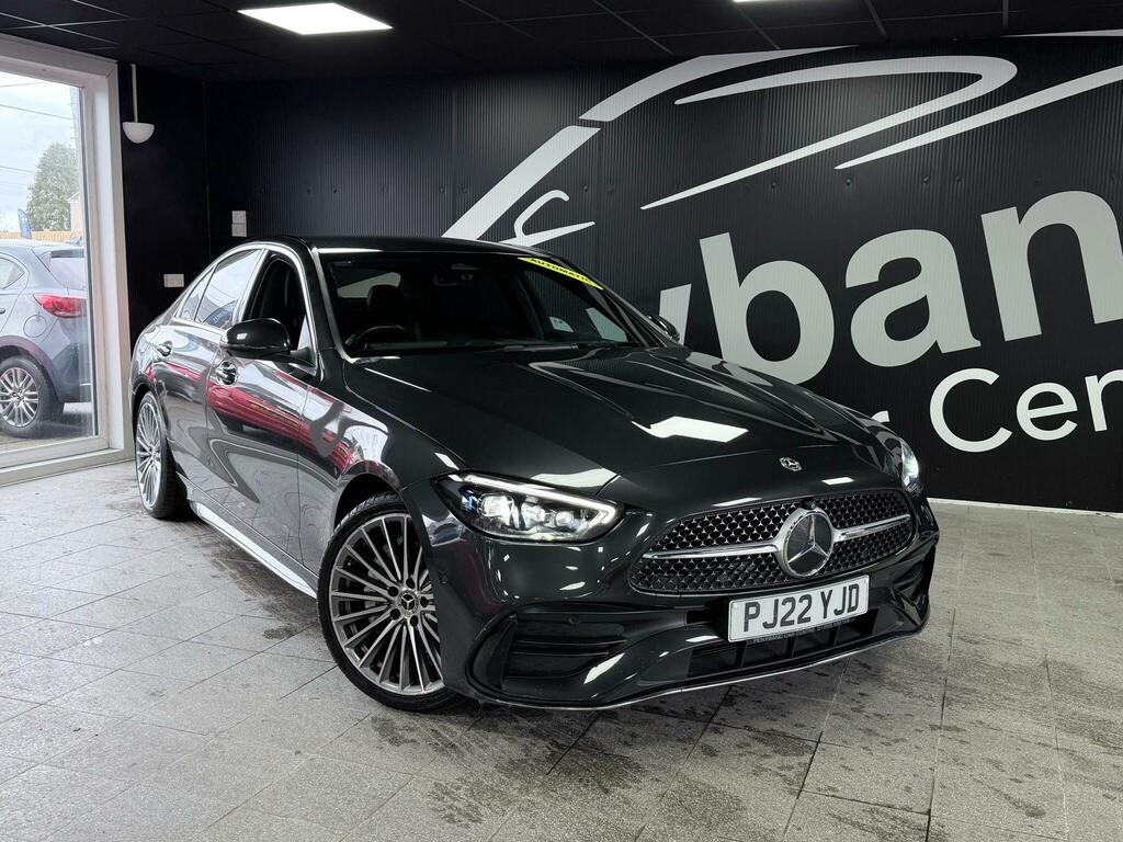 Mercedes-Benz C Class 1.5 C200h Mhev Amg Line Premium G-tronic Euro 6 PJ22YJD Grey