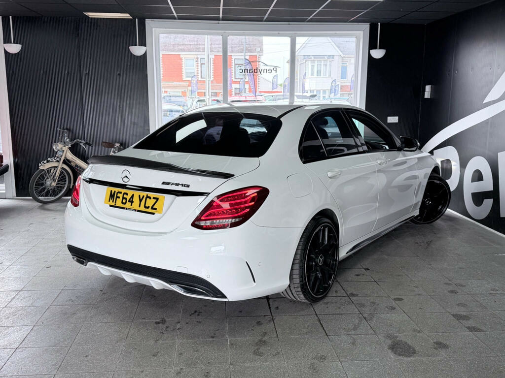 Mercedes-Benz C Class 2.1 C250 Bluetec Amg Line G-tronic Euro 6 Ss 4 MF64YCZ White #3