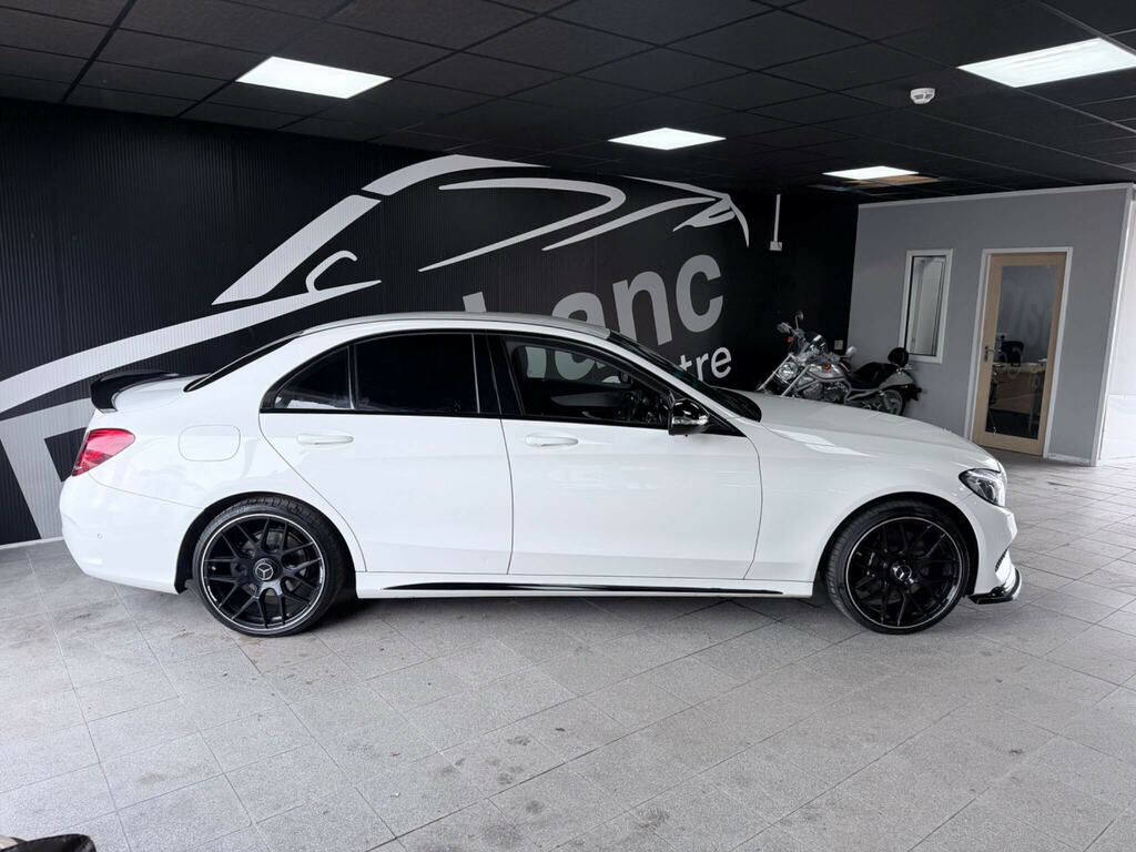 Mercedes-Benz C Class 2.1 C250 Bluetec Amg Line G-tronic Euro 6 Ss 4 MF64YCZ White #4