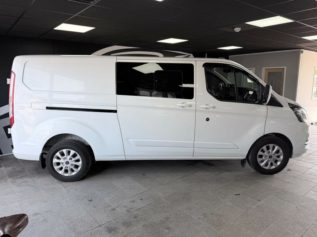 Ford Transit Custom 2.0 300 Ecoblue Limited Crew Van L2 H1 Euro 6 Ss MA72BCK White #2