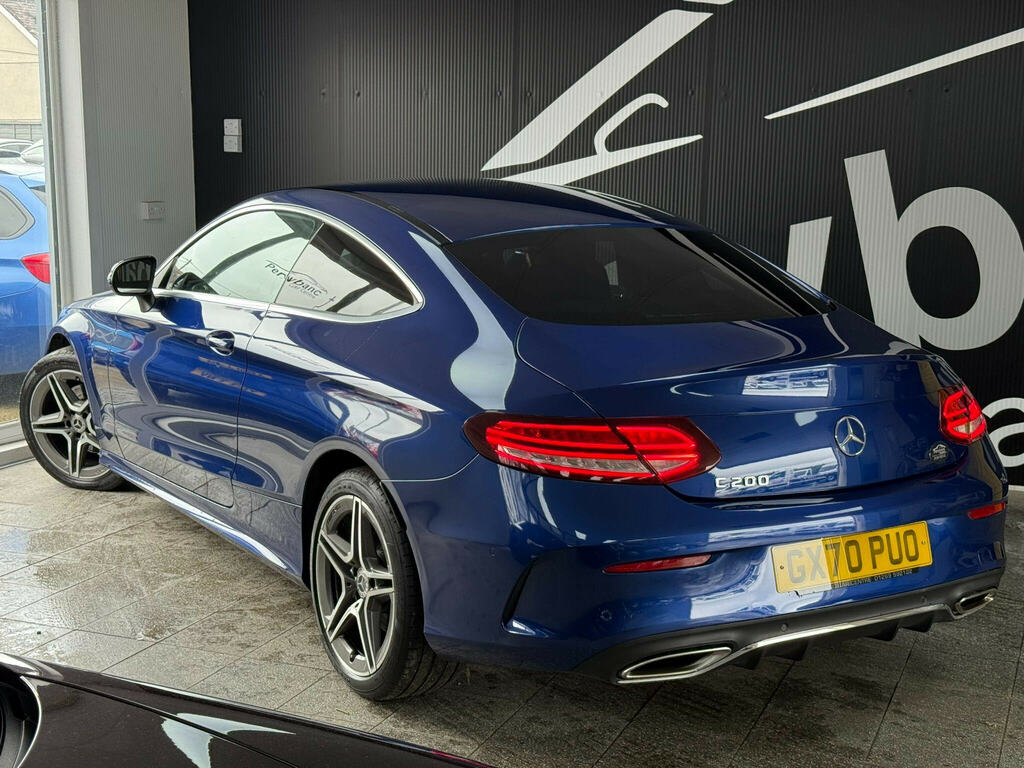 Mercedes-Benz C Class 1.5 C200 Mhev Amg Line G-tronic Euro 6 Ss Blue #2
