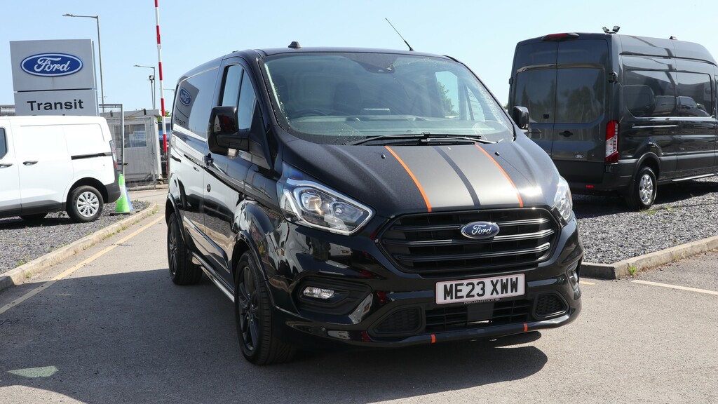 Ford Transit Custom 290 L1 Swb H1 Sport 170Ps Panel Van ME23XWW Black