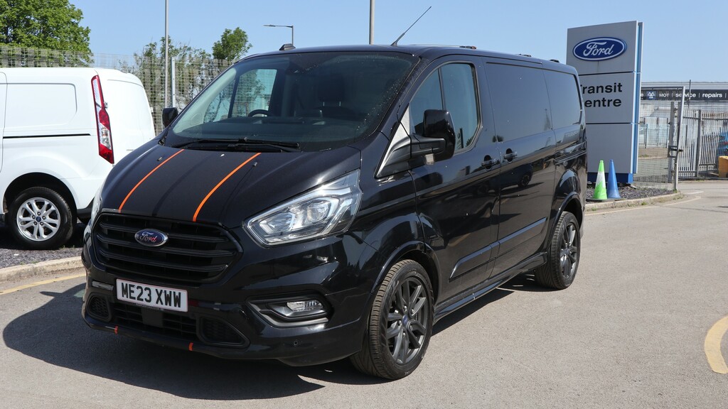Ford Transit Custom 290 L1 Swb H1 Sport 170Ps Panel Van ME23XWW Black #3
