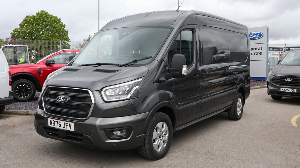 Ford Transit Custom 350 L3 Lwb H2 Limited Nav 165Ps Eu6 6 Speed Panel WR75JFV Grey #3