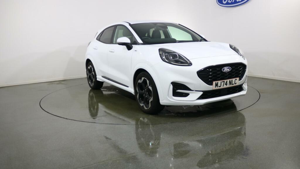 Ford Puma 1.0 Ecoboost Hybrid Mhev St-line X MJ74NLC White #5