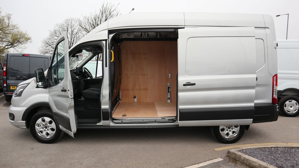 Ford Transit Custom 350 L3 Lwb H3 High Roof Limited Nav 165Ps Eu6 6 Sp WN75DZE Silver #5
