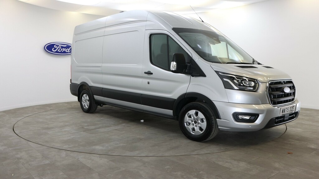 Ford Transit Custom 350 L3 Lwb H3 High Roof Limited Nav 165Ps Eu6 6 Sp WN75DZP Silver #3