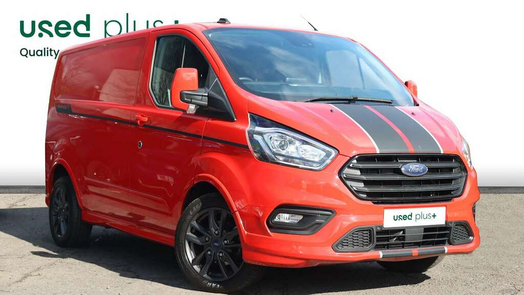 Ford Transit Custom 2.0 Ecoblue 170Ps Low Roof Sport Van SN23JZS Red #2