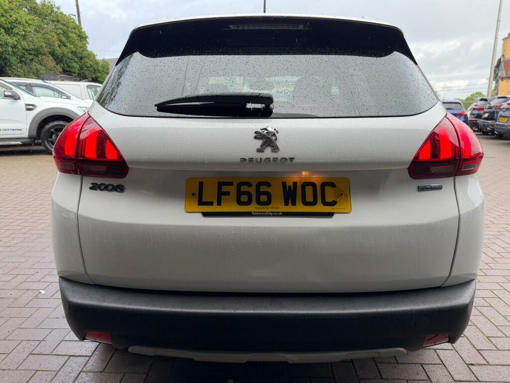 Peugeot 2008 1.2 Puretech Allure Euro 6 2017 LF66WOC White #6