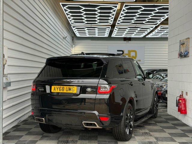 Land Rover Range Rover Sport 2018 3.0 Sd V6 Dynamic Suv Diese Black #2