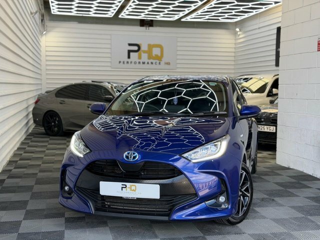 Toyota Yaris 2021 1.5 Vvt-h Design Hatchback Hybrid Blue #4