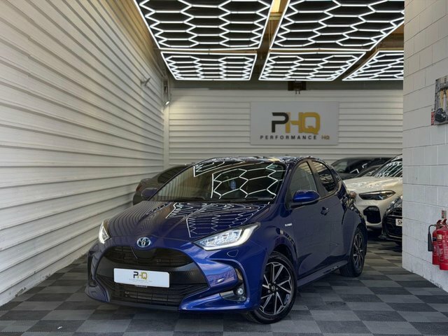 Toyota Yaris 2021 1.5 Vvt-h Design Hatchback Hybrid Blue