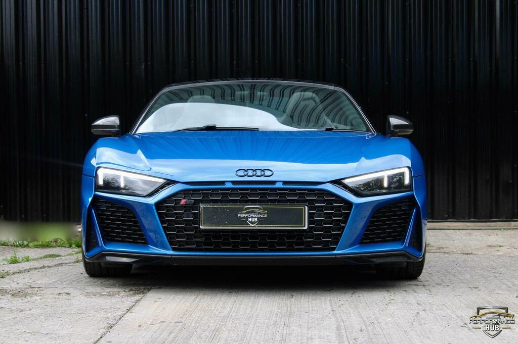 Audi R8 5.2 Fsi V10 Performance Carbon Black Spyder S Tron Blue #3