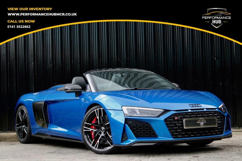 Audi R8 5.2 Fsi V10 Performance Carbon Black Spyder S Tron Blue