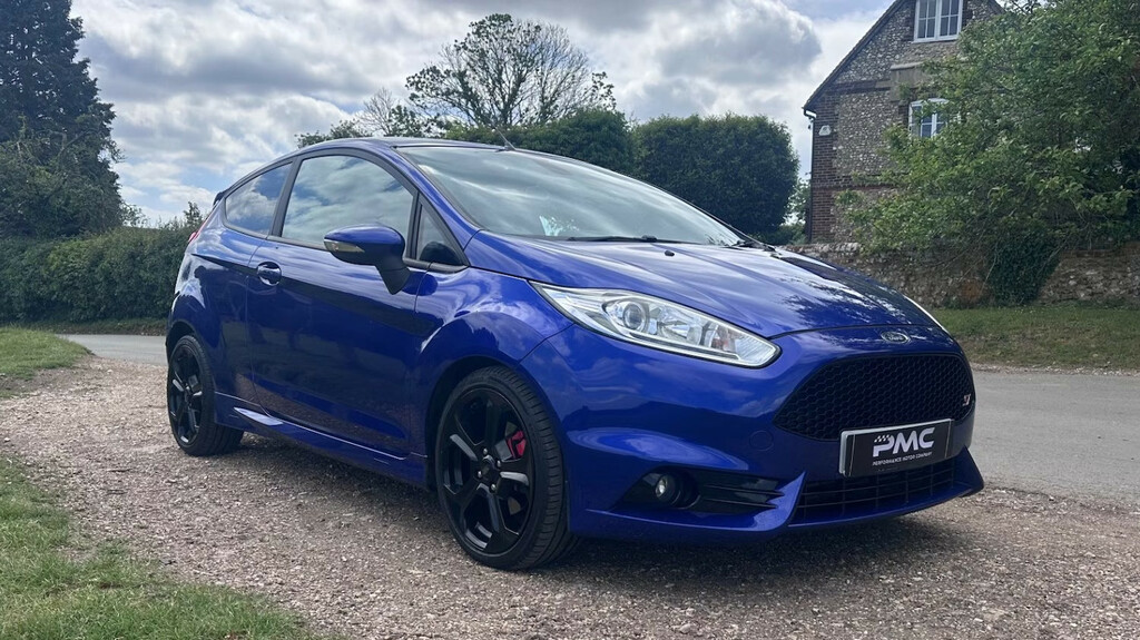 Ford Fiesta 1.6 Ecoboost St-3 Hatchback YF66DBU Blue #4