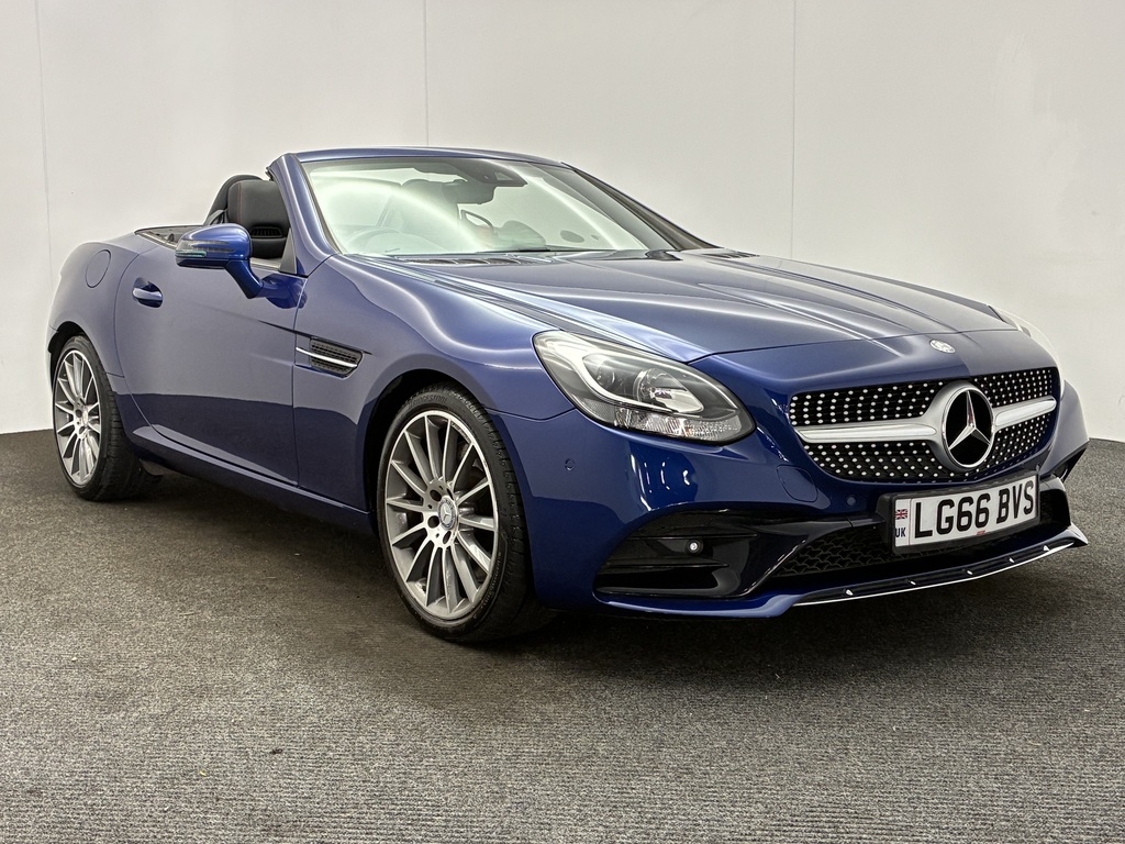 Mercedes-Benz SLC Slc 200 Amg Line 9G-tronic Blue #2