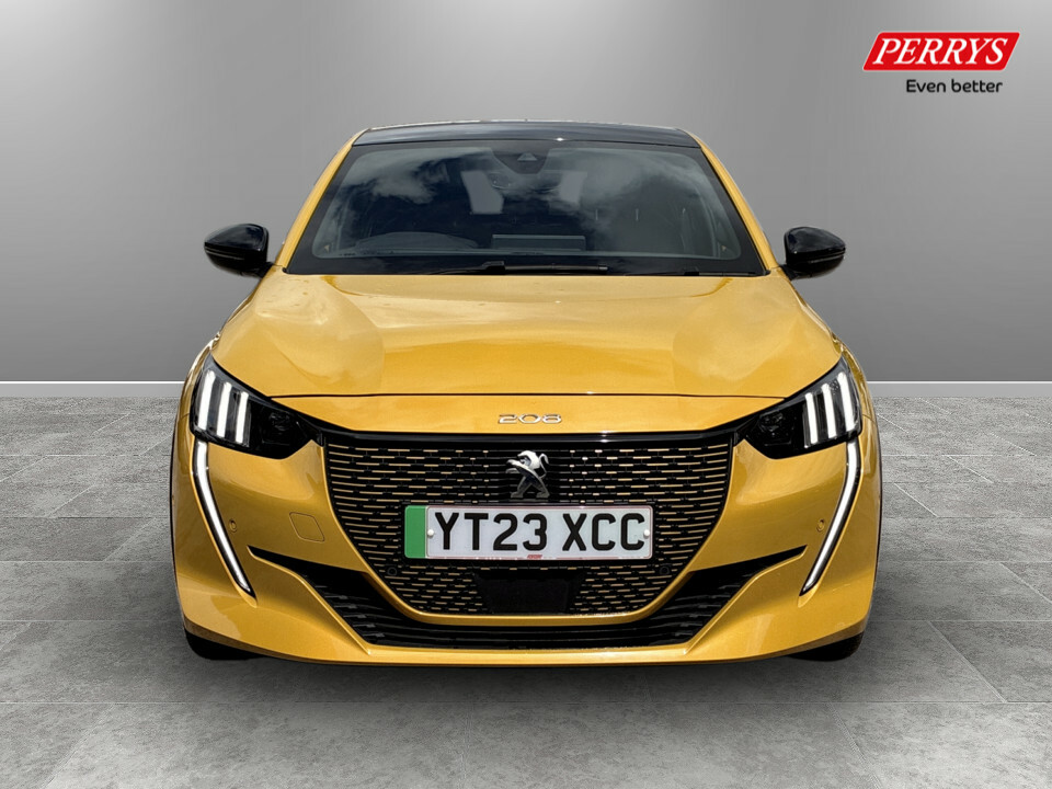Peugeot e-208 100Kw Gt Premium 50Kwh YT23XCC Yellow #2