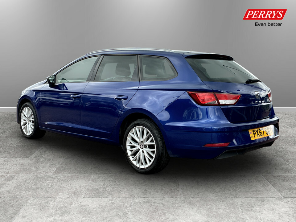 Seat Leon 1.6 Tdi Se Dynamic Technology PX67SDY Blue #5