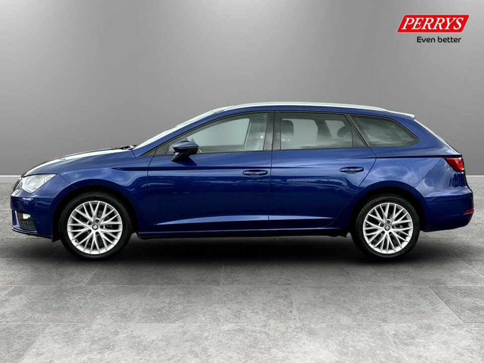 Seat Leon 1.6 Tdi Se Dynamic Technology PX67SDY Blue #4