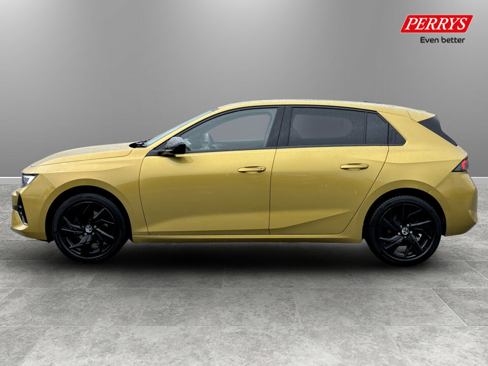 Vauxhall Astra 1.2 Turbo 130 Gs CK73UEX Yellow #4